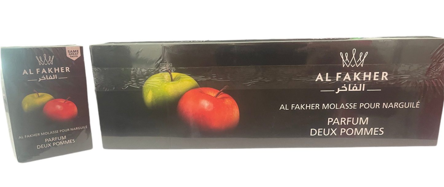 Al Fakher deux pommes lot de 10 pièces