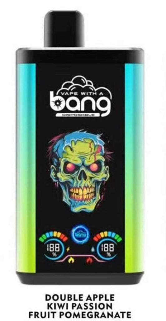 Bang Vape Double Saveurs Deux Pomme /Kiwi Fruits Passion 30 000 Puffs