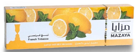Lot de 10 paquets citron menthe mazaya 50 gr